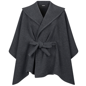 Dondup Cappa Uldkappe, Dark Grey 